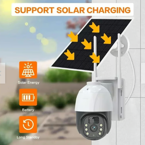 Cámara de Seguridad Solar Inalámbrica Wifi